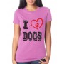 Marškinėliai I love dogs Marškinėliai I love dogs